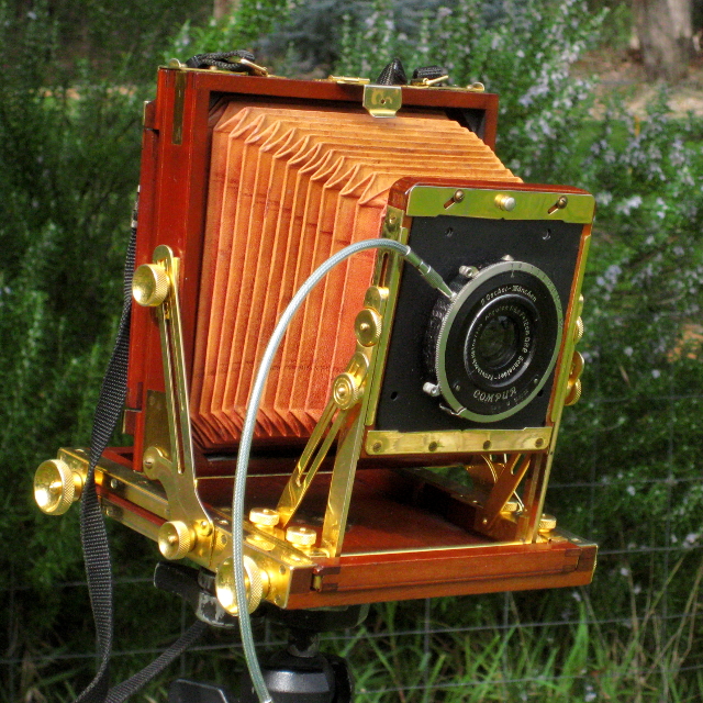 Schneider 12cm Angulon lens on Ikeda Anba camera